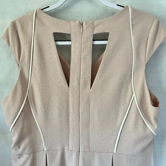 Dorothy Perkins, Pink, dress size 16, Occasion, zip up, sleeveless, Cut out. - Picture 3 of 5